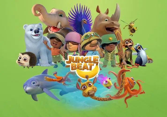 神级英语启蒙动画《Jungle Beat动物王国大冒险》全48集-高清视频带英文字幕-百度网盘下载 - 优育邦-优育邦