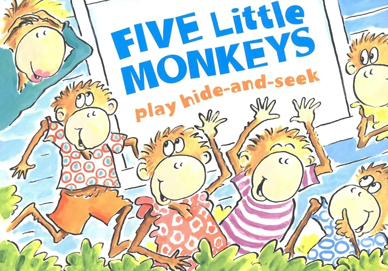 经典绘本《Five Little Monkeys五只小猴子》全10册PDF绘本-配套音频MP3-百度网盘下载 - 优育邦-优育邦